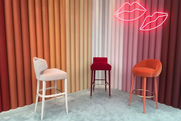 Three Velvet Chairs