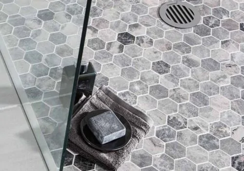 Hex Shower Floor