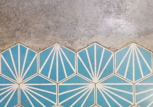 Star Tiles with Concrete