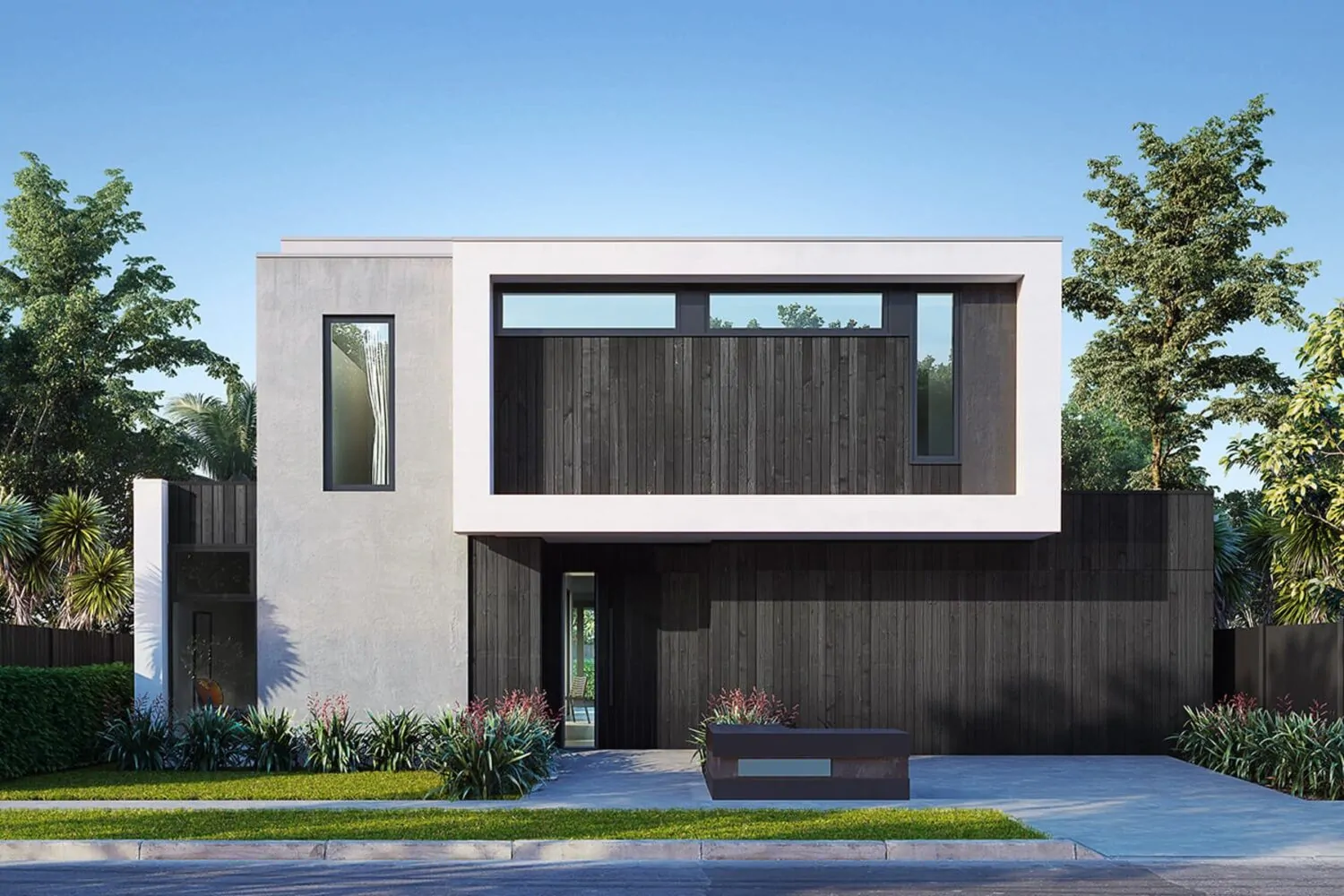 Modern house exterior