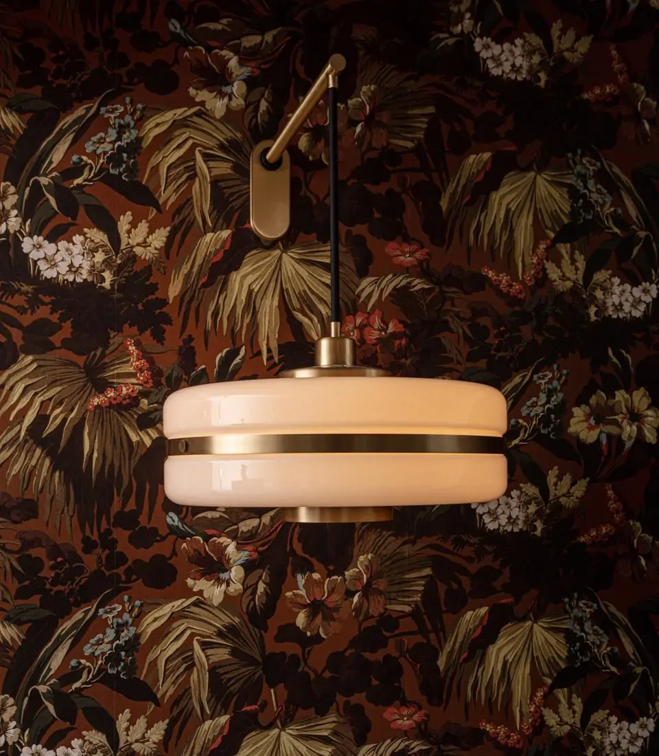 Unique brass lighting fixture
