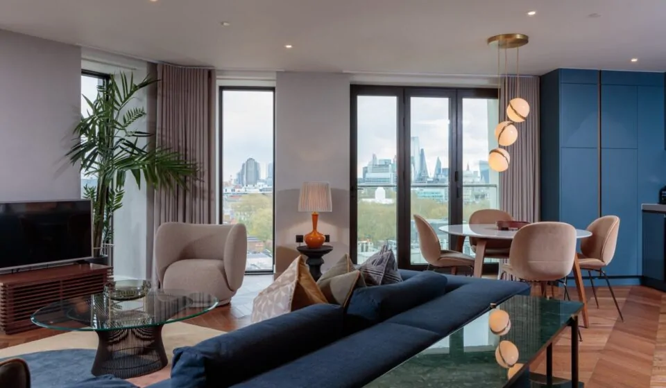 Hexagon Living Room Design