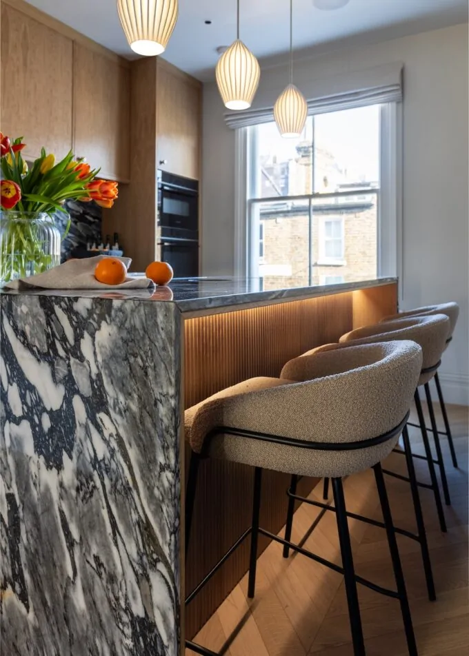 Roof Terrace Luxury Apartment Interior Design in Chelsea Fulham Central London Interior Design