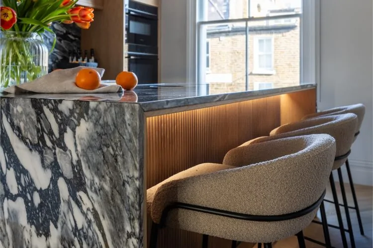 Roof Terrace Luxury Apartment Interior Design in Chelsea Fulham Central London Interior Design