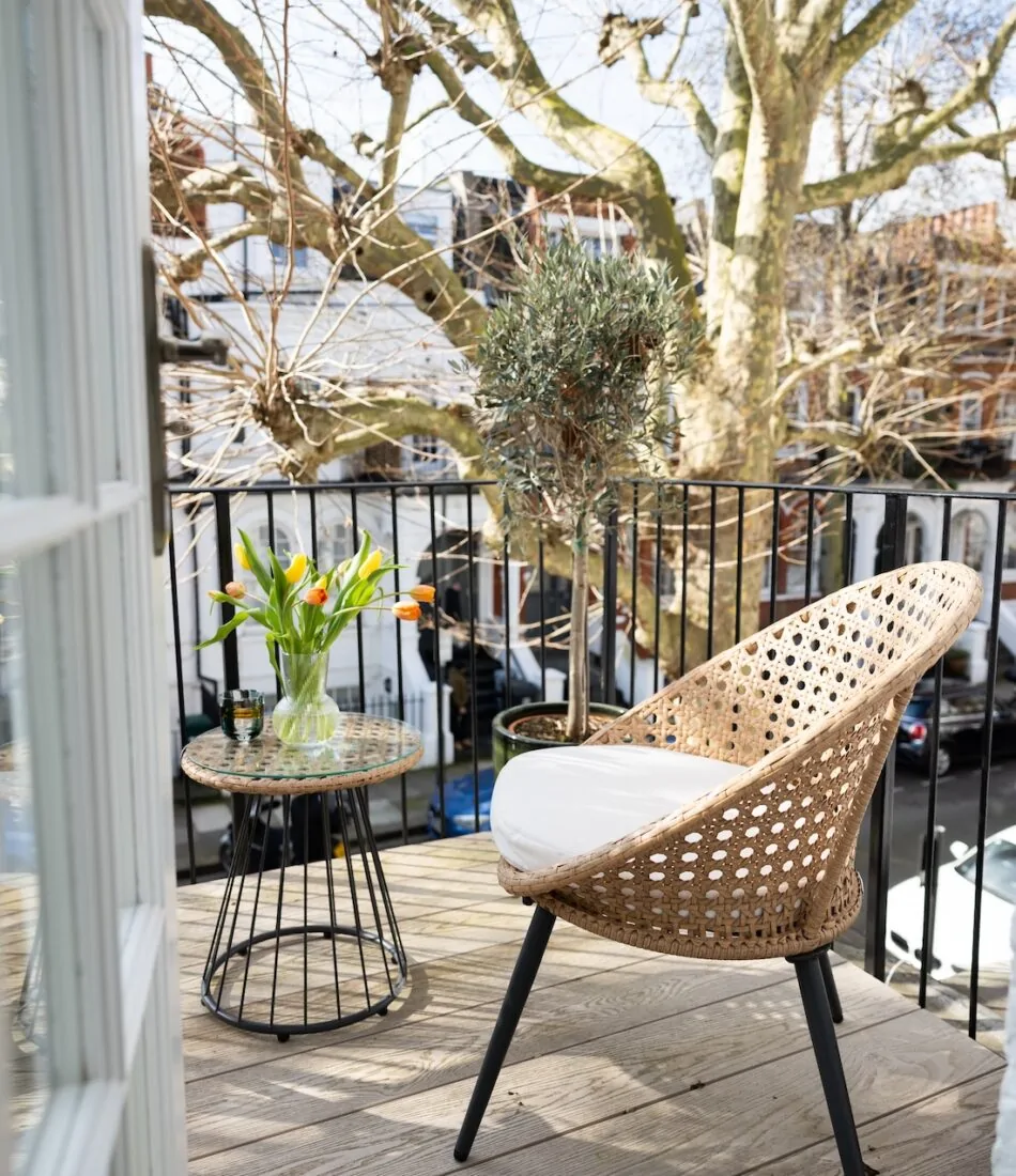 Roof Terrace Luxury Apartment Interior Design in Chelsea Fulham Central London Interior Design