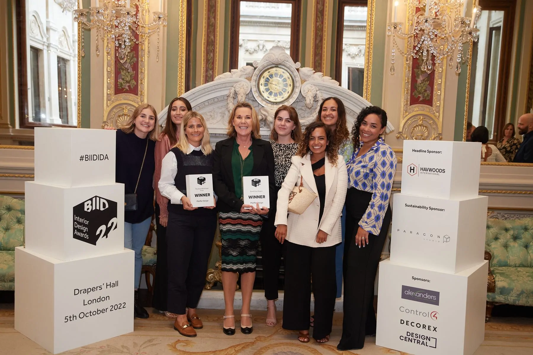 BIID Interior Design Awards 2022 Team Photo