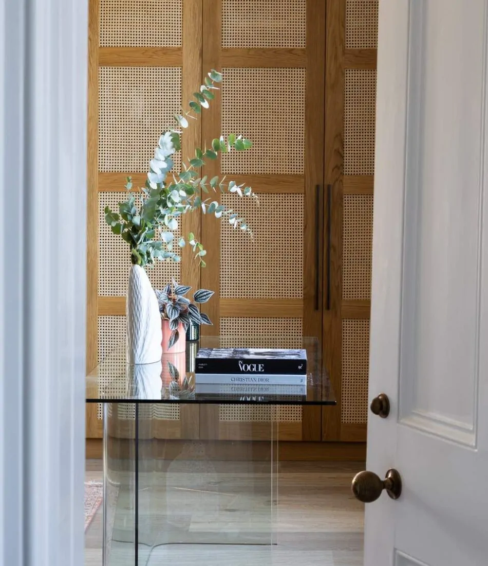 Grovelands Row Glass Table