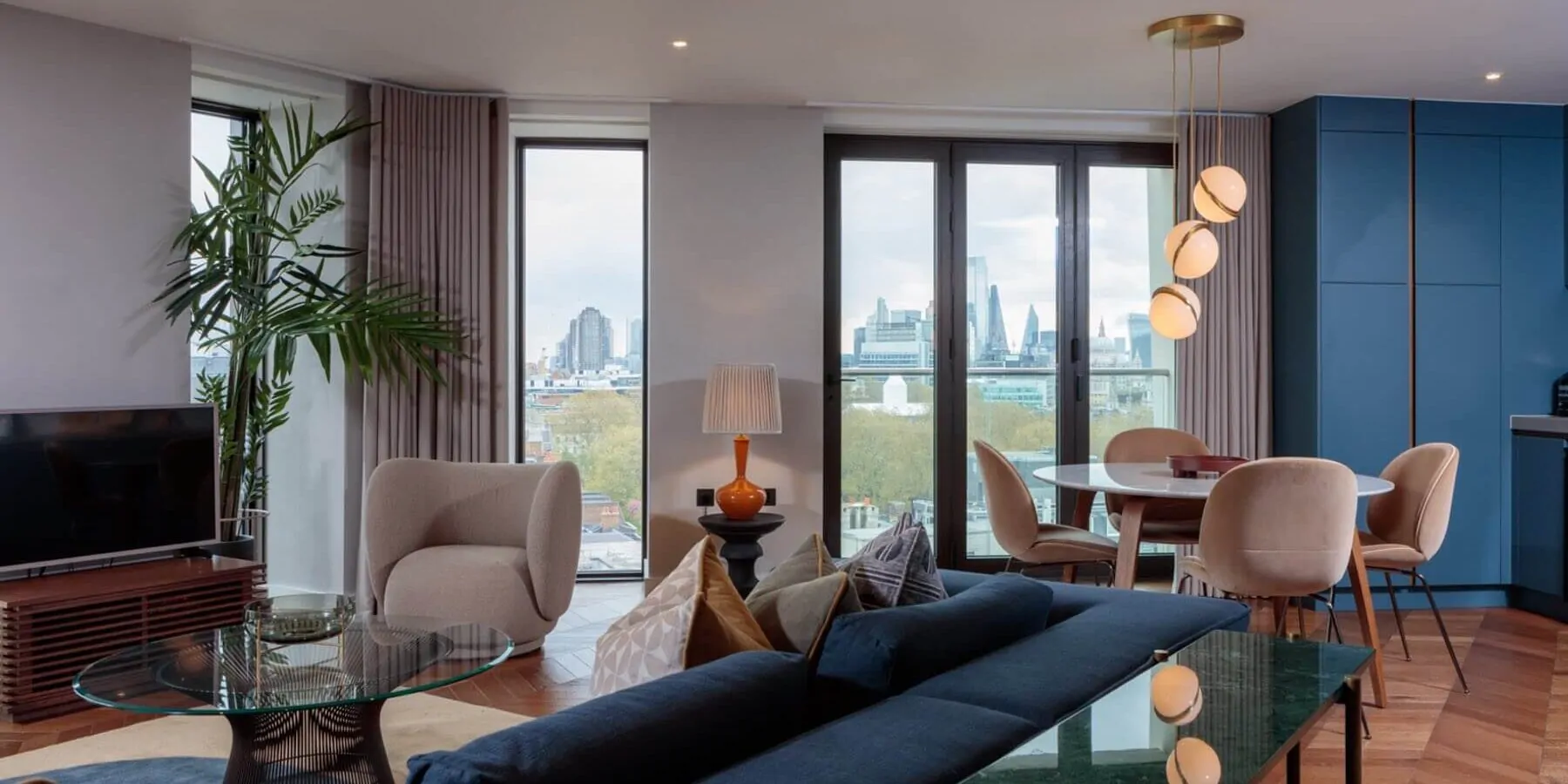 Hexagon Living Room Slider