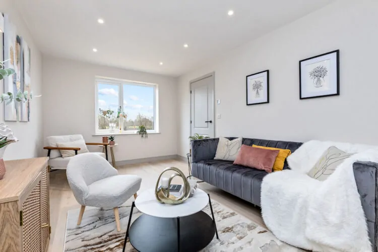 Lounge Interior Design for Show Homes, Property Developers and Development Properties in Sussex