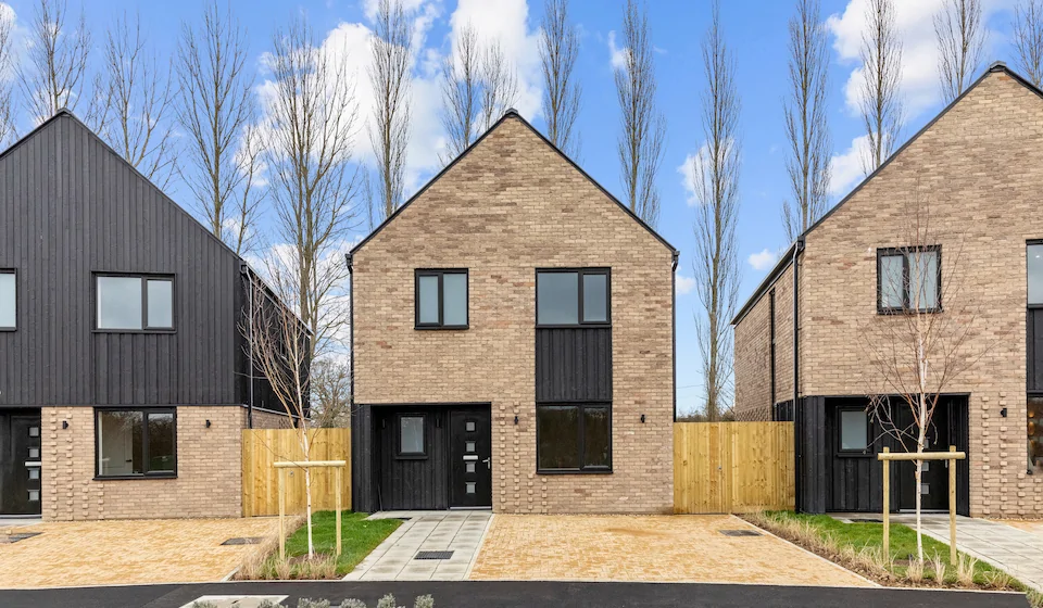Property Development in East Sussex, Lewes. Row of Houses