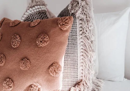 Brown, beige bedding colour palette