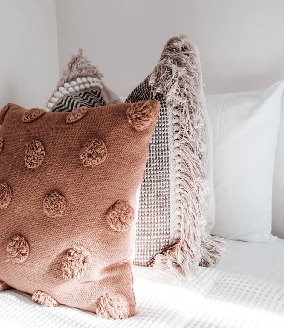 Brown, beige bedding colour palette