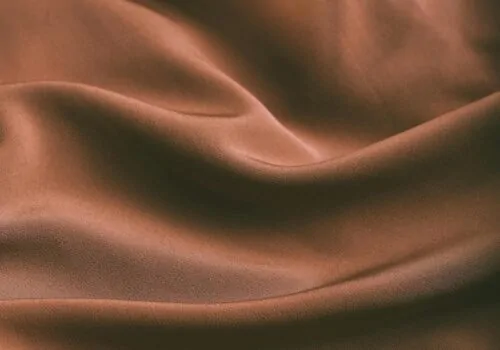 brown silk - depicting Pantone Colour of the Year Mocha Mousse