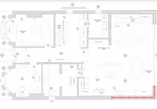Image of Autocad Floorplan Drawing