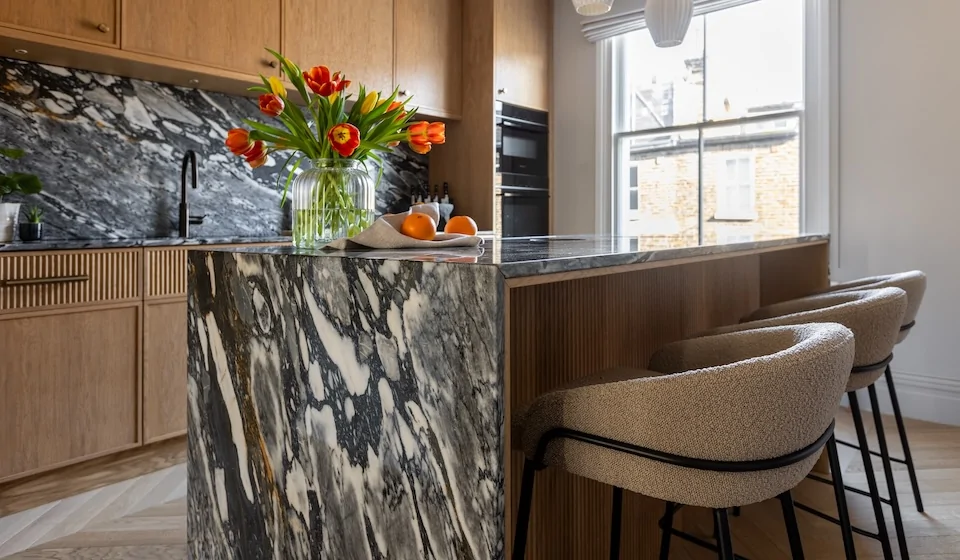 Roof Terrace Luxury Apartment Interior Design in Chelsea Fulham Central London Interior Design