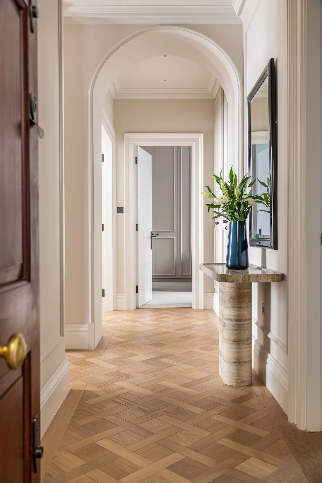 Apartment Renovation in Mayfair. Pied-a-terre interior design