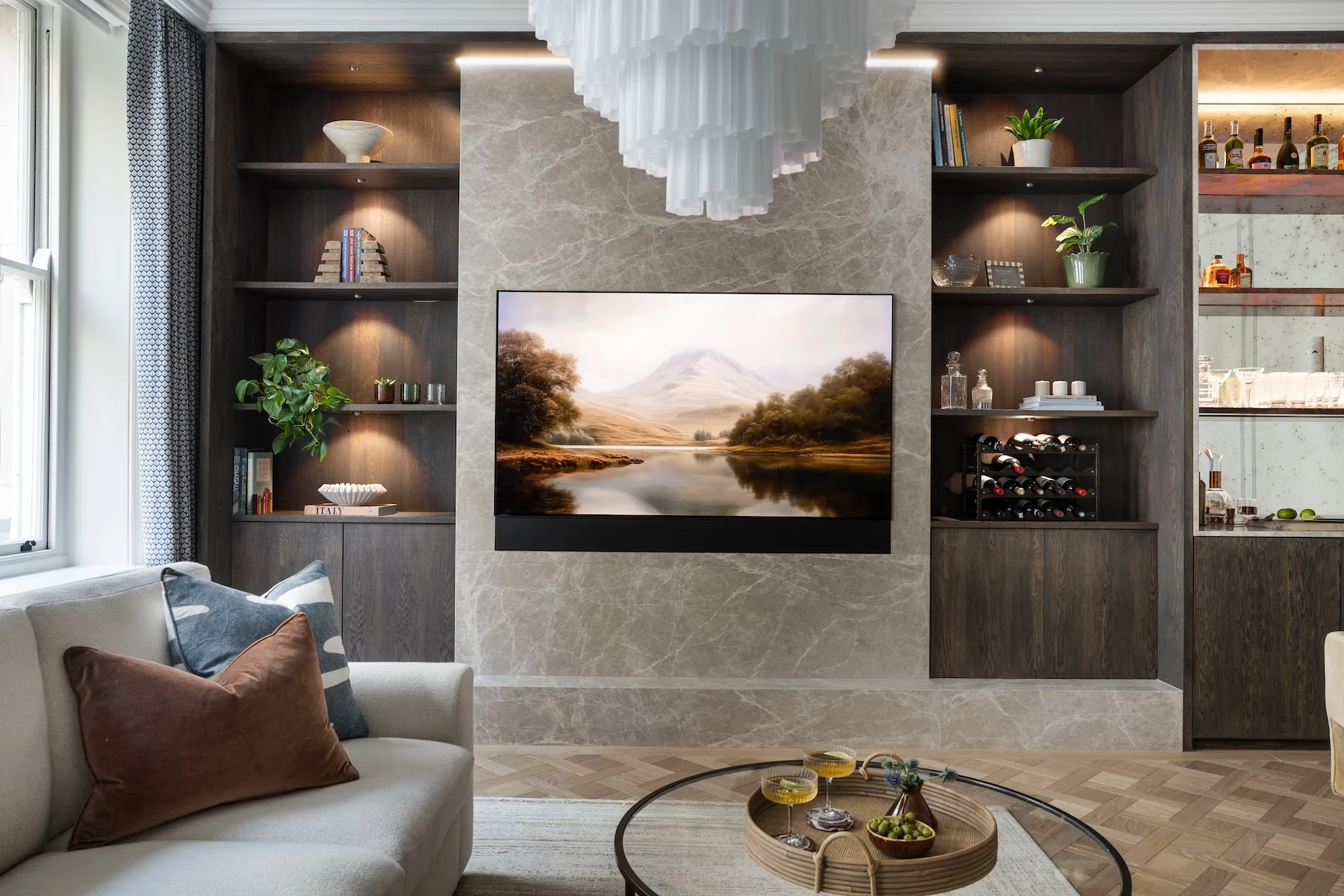 Apartment Renovation in Mayfair. Pied-a-terre interior design